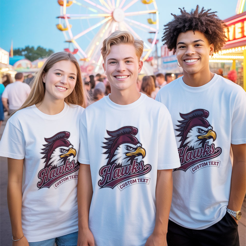 Hawks Mascot - Crew Custom